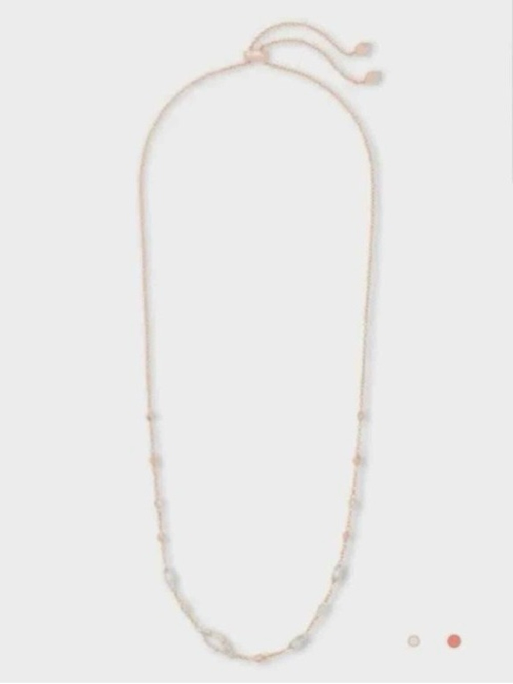 Kendra Scott Debra Necklace to choker Gold with iridescent stones - Picture 3 of 13